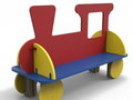 Лавочка детская "Паровозик" Л-24 1375х580х920мм